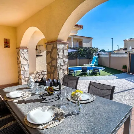 Vela, Casa Con Piscina Privada A Pocos Metros De La Playa Semesterbostad L' Escala